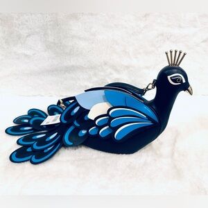 🔥 Kate Spade Blue Peacock crossbody bag novelty super hard to find amazing NWT